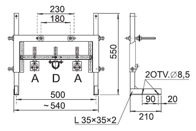 Figure - KB1 cantilever for wall hung bidet