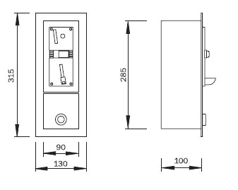 Figure - MAP 1 coin-operated control