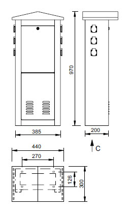 Figure - MSE2 N stainless steel columns for unpaid electriity release (including el.protection)